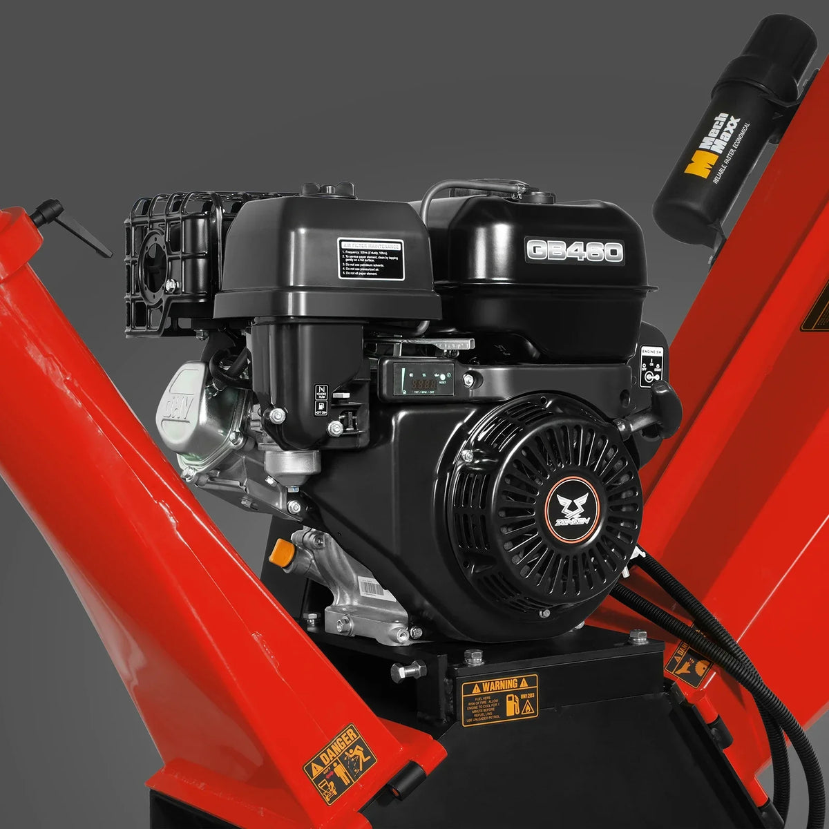 MechMaxx 5 inch E-start ZONSEN 459cc Gasoline Engine Powered Wood Chipper ,  GS1500