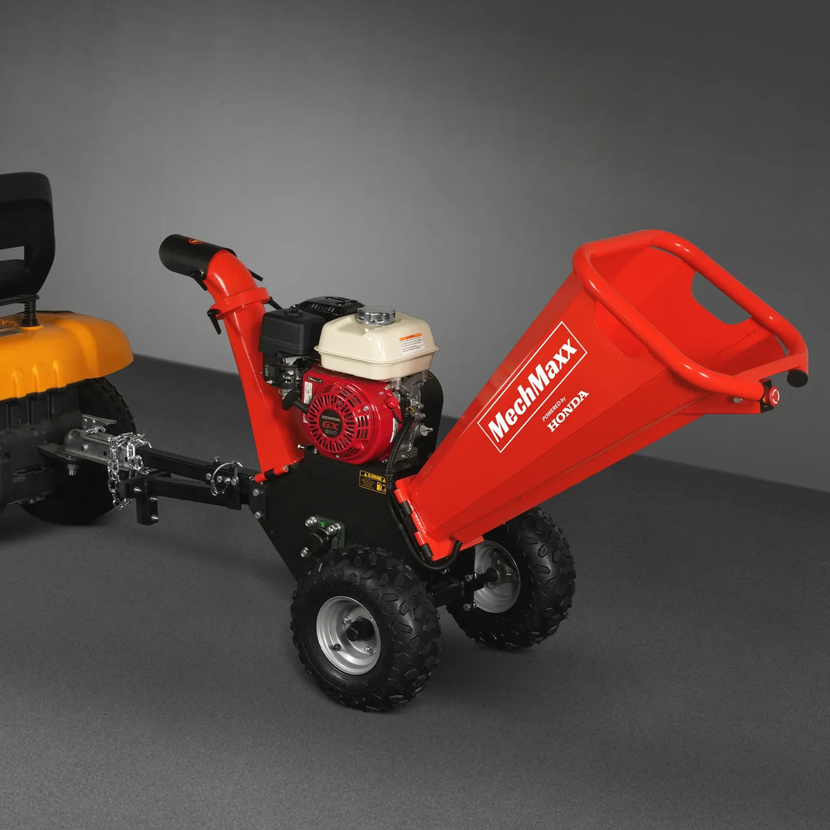 MechMaxx HONDA GX200 Gasoline Engine Powered 4 inch Wood Chipper,  GS650