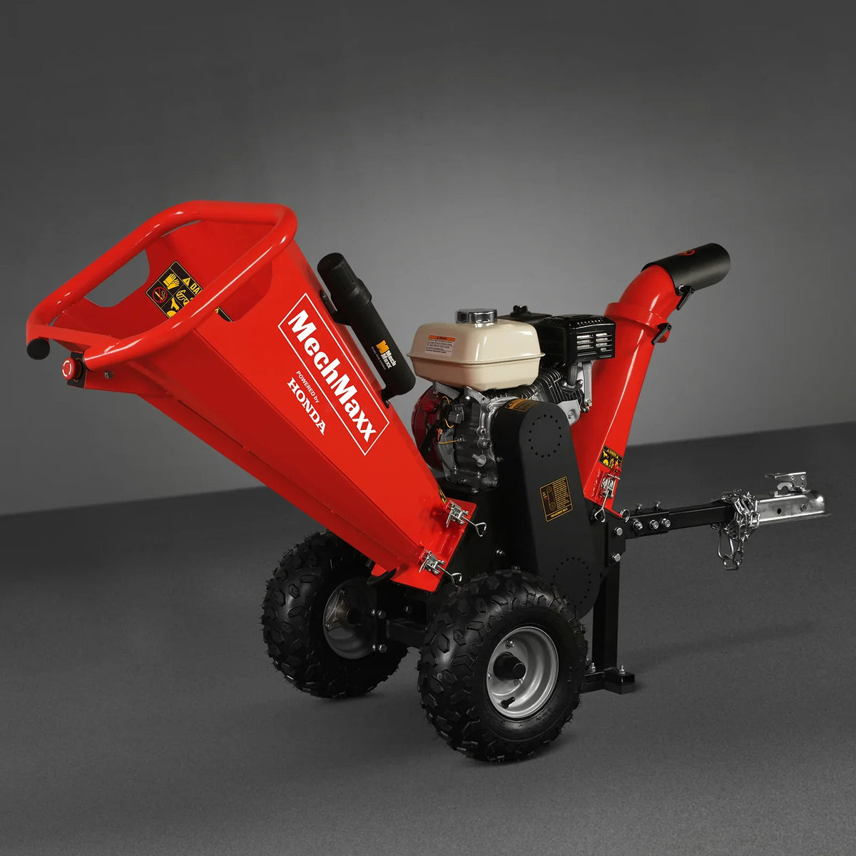 MechMaxx HONDA GX200 Gasoline Engine Powered 4 inch Wood Chipper,  GS650