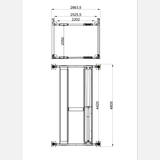 Katool 9,500 lb 4-Post Parking Lift 4H950