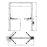 Katool 15,000 lb Direct-Drive 2-Post Lift M150D