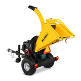 MechMaxx 5 inch E-start DUCAR 420cc 15hp Gasoline Engine Powered Disc Wood Chipper with Taillight ,  P4205