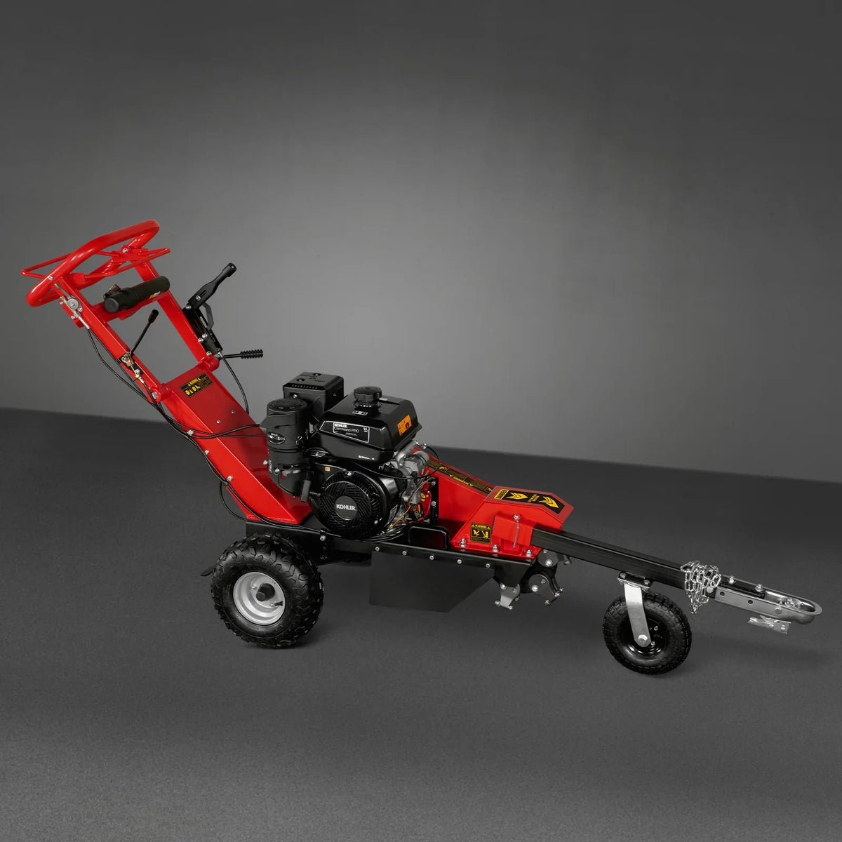 MechMaxx 15-inch 14hp 429cc KOHLER E-Start Stump Grinder with Tow Bar,  SG380