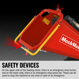 MechMaxx 6 inch E-start B&S VANGUARD 408cc 14hp Gasoline Engine Powered Drum Wood Chipper ,  P4206