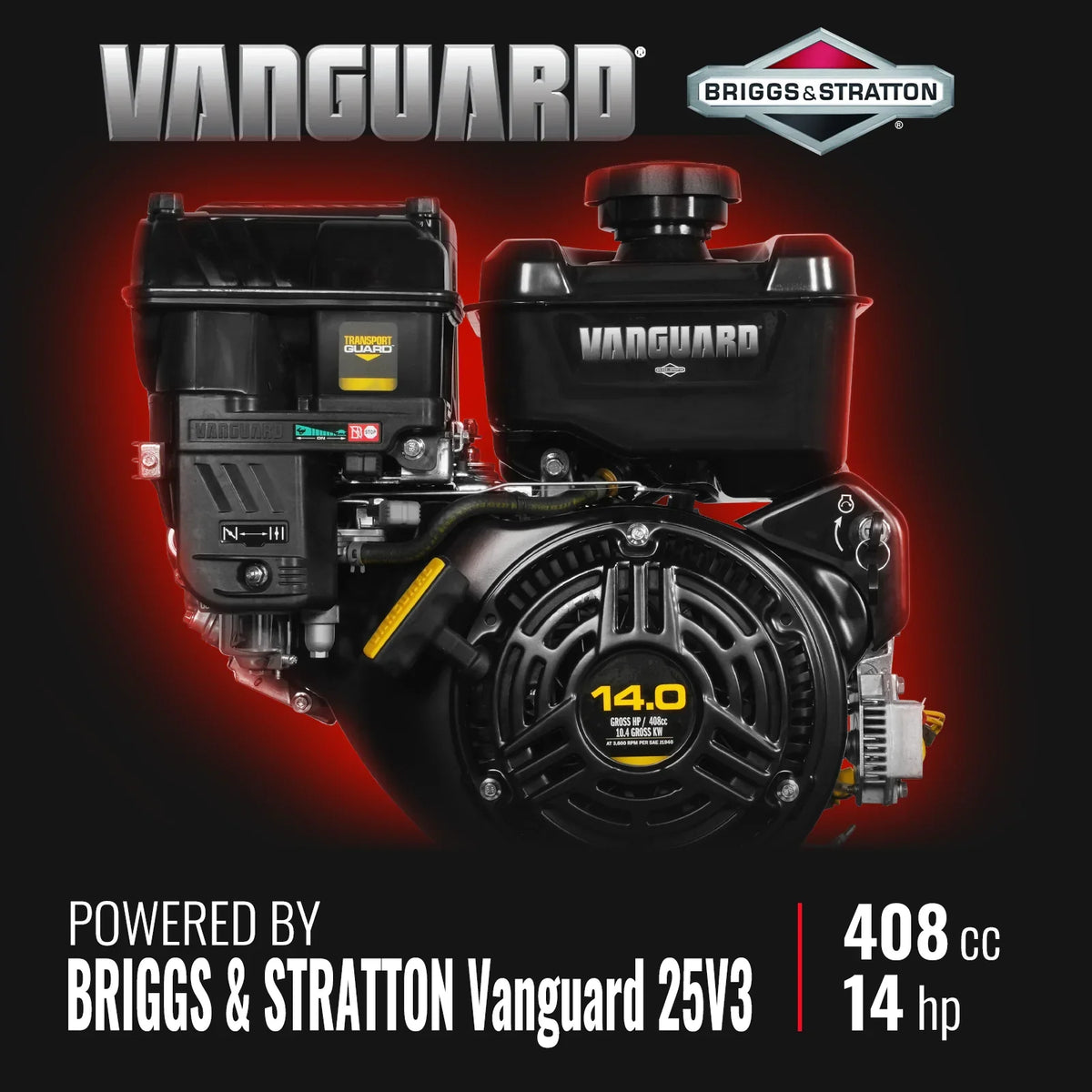 MechMaxx 6 inch E-start B&S VANGUARD 408cc 14hp Gasoline Engine Powered Drum Wood Chipper ,  P4206