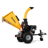 MechMaxx 5 inch E-start DUCAR 420cc 15hp Gasoline Engine Powered Disc Wood Chipper with Taillight ,  P4205