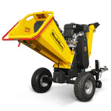 MechMaxx 6 inch E-start ZONSEN 459cc 15hp Gasoline Engine Powered Drum Wood Chipper,  P4206