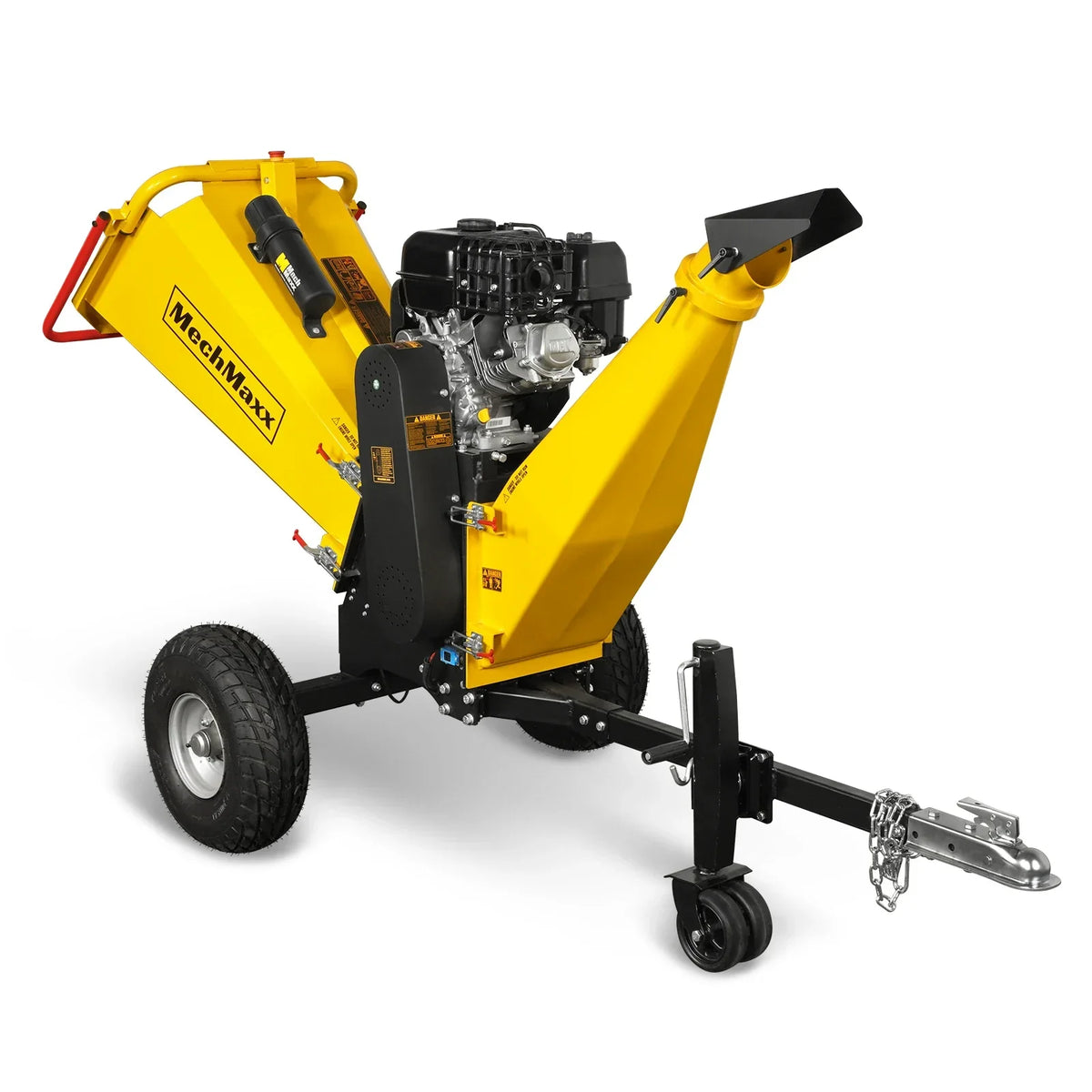 MechMaxx 6 inch E-start ZONSEN 459cc 15hp Gasoline Engine Powered Drum Wood Chipper,  P4206