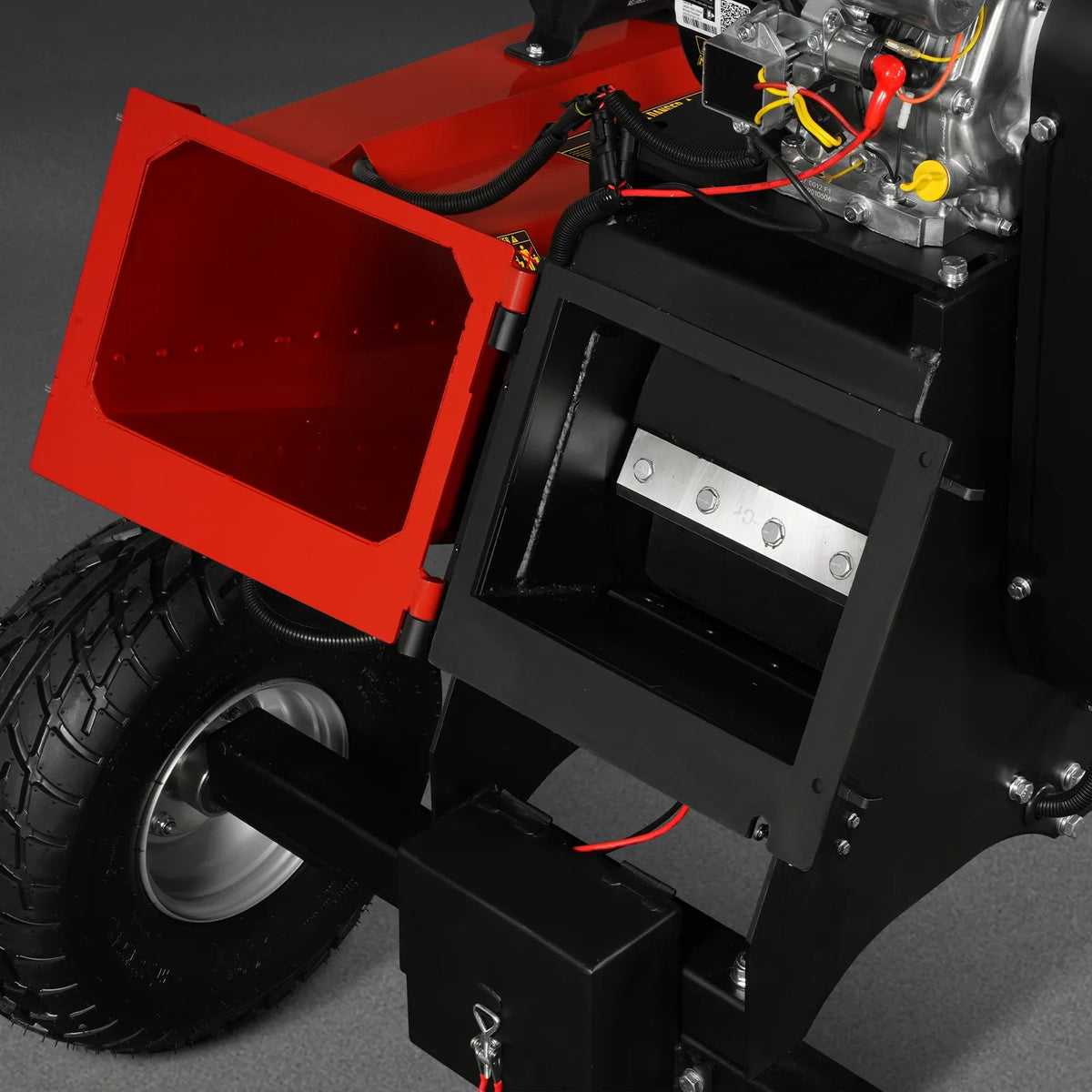 MechMaxx 6 inch E-start B&S VANGUARD 408cc 14hp Gasoline Engine Powered Drum Wood Chipper ,  P4206