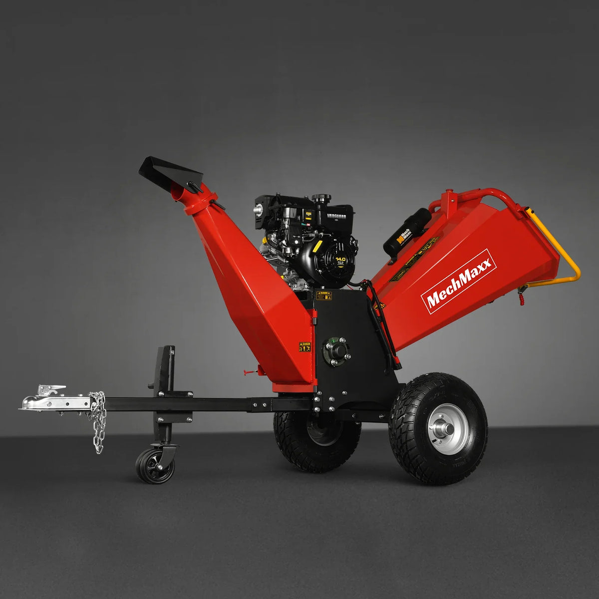 MechMaxx 6 inch E-start B&S VANGUARD 408cc 14hp Gasoline Engine Powered Drum Wood Chipper ,  P4206