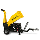 MechMaxx 5 inch E-start DUCAR 420cc 15hp Gasoline Engine Powered Drum Wood Chipper with Towbar ,  PGS1500